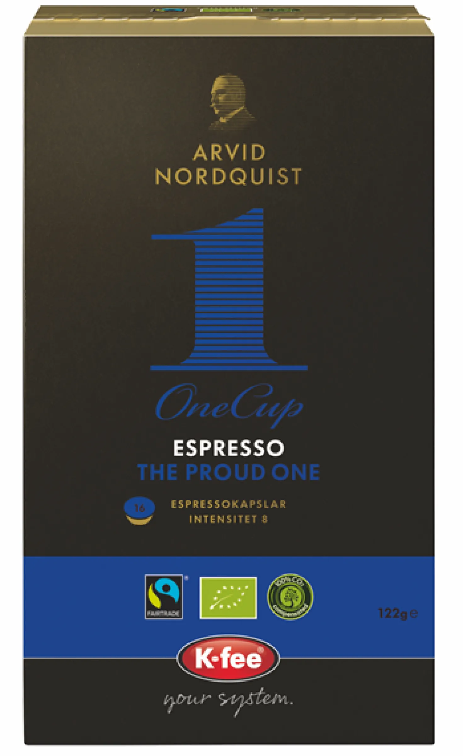 Kaffekapslar Arvid Nordquist The Proud One, 16 st