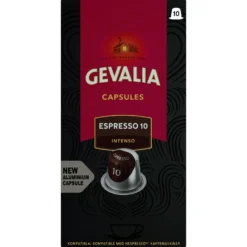 Kaffekapslar Gevalia Espresso 10 Intenso, Nespresso-kompatibla, 10 st