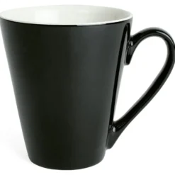 Kaffemugg Attila Stengods, svart, 20 cl