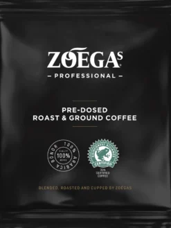 Kaffe Zogas Skånerost Automatmalet, 60x80g, Rainforest Alliance