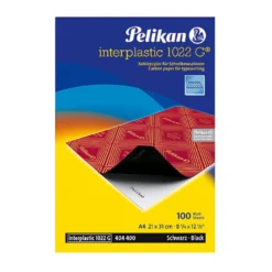 Karbonpapper BNT Office Interplastic A4, svart, 10 ark