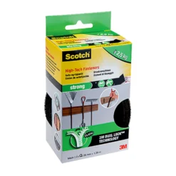 Kardborrband Scotch Strong Dual Lock, 25mm x 1,2m, svart