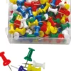 Kartnålar Actual Push-pins Blandade färger, 100 st