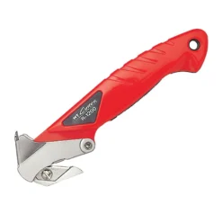 Kartongkniv NT-Cutter R-1200P, säkerhetsbladskydd, röd