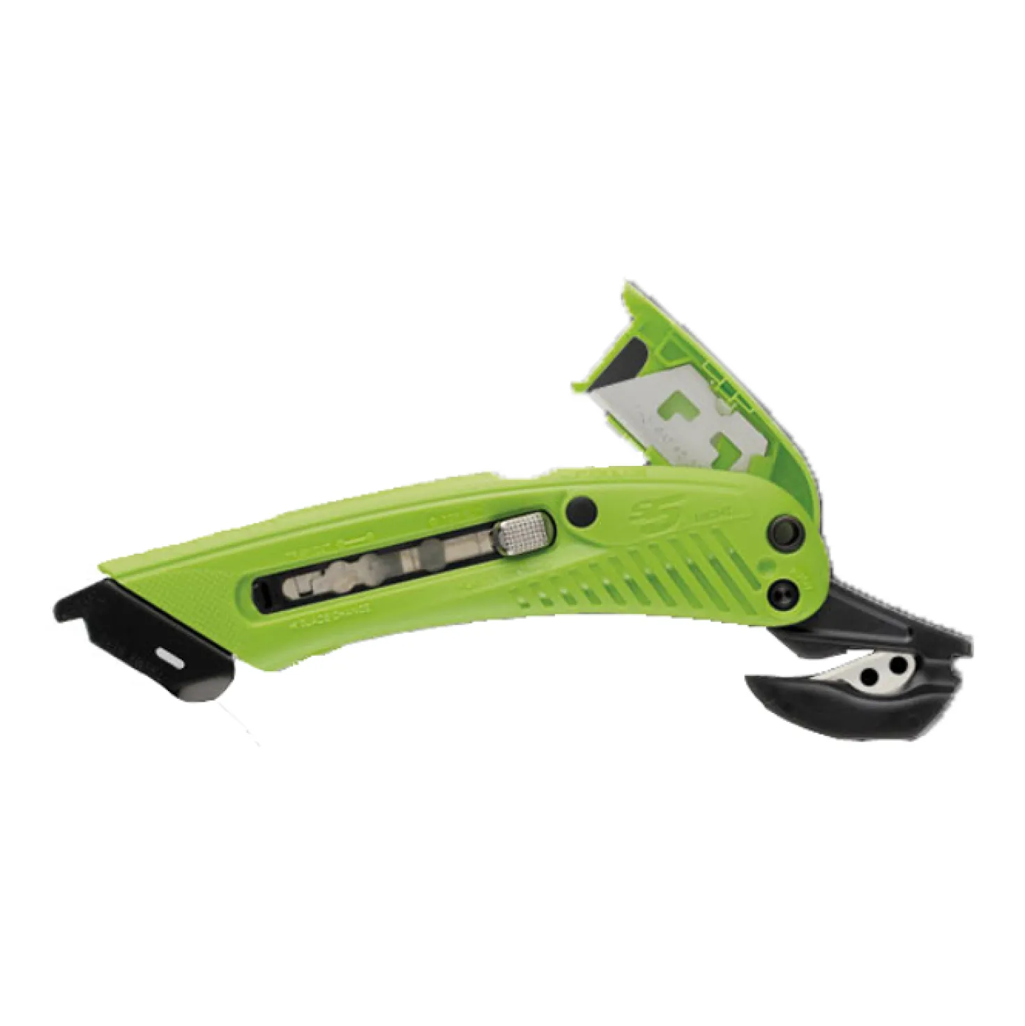 Kartongkniv Safetycutter S5, 3-i-1, justerbart blad, nyckelring