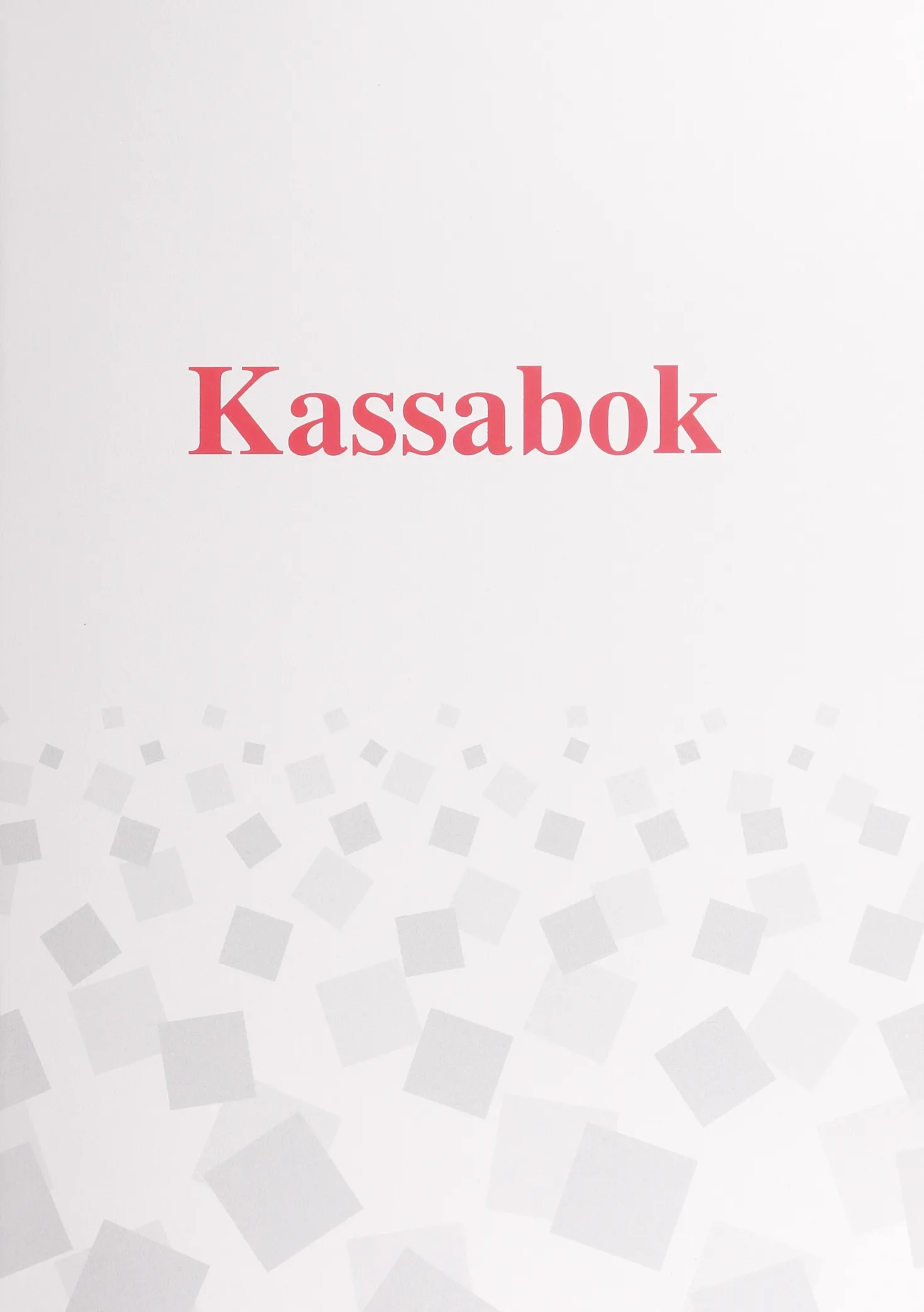 Kassabok Burde A5, häftad, 32 sidor