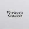 Kassabok Burde Företagets A4L, häftad, 64 sidor, 30 uppslag