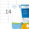 Klisteretiketter Herma Premium 99,1x38,1 mm, 1400 st