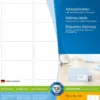 Klisteretiketter Herma Premium 63,5x38,1 mm, vit, 2100 st