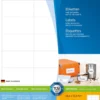 Klisteretiketter Herma Premium 4262, 64,6x33,8mm, 2400 st
