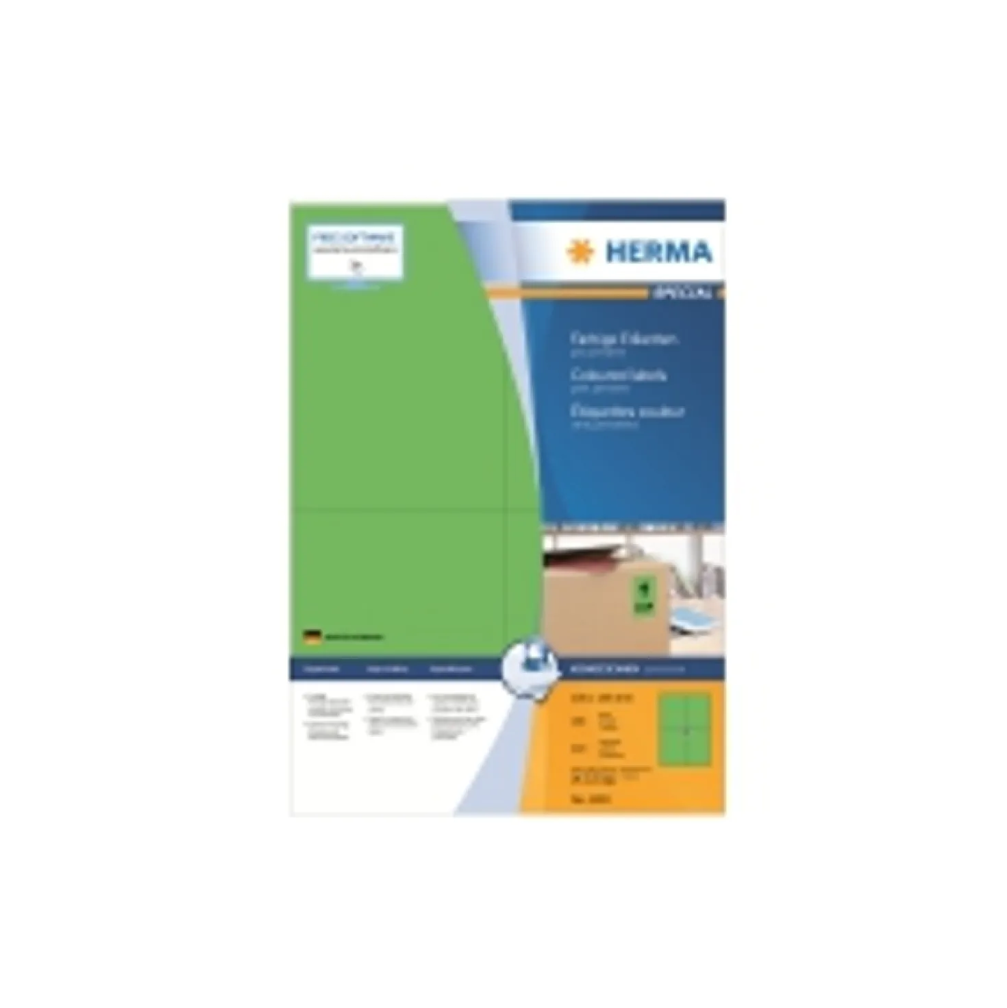 Klisteretiketter Herma Special, röd, 105 x 148 mm, 400 st