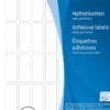 Klisteretiketter Herma 2350, vit, 12x30 mm, 1120 st