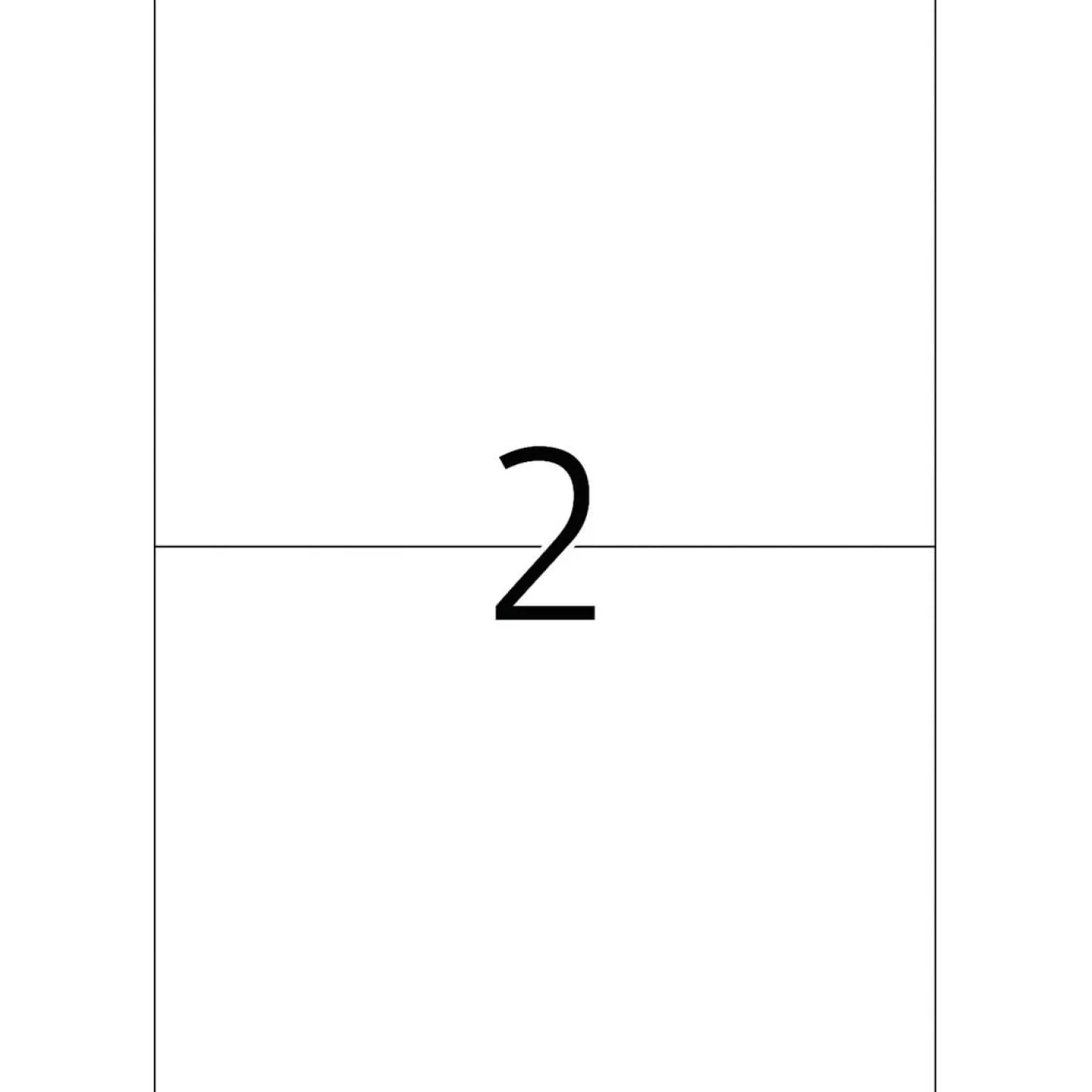 Klisteretiketter TopStick Standard, 210x148mm, vit, 200 st