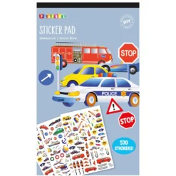 Klistermärken Playbox Stickers Fordon, 570-pack