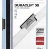 Klämmapp DURABLE DURACLIP 30, transparent framsida, A4