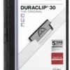 Klämmapp Durable DURACLIP 30 Transparent, metallklämma