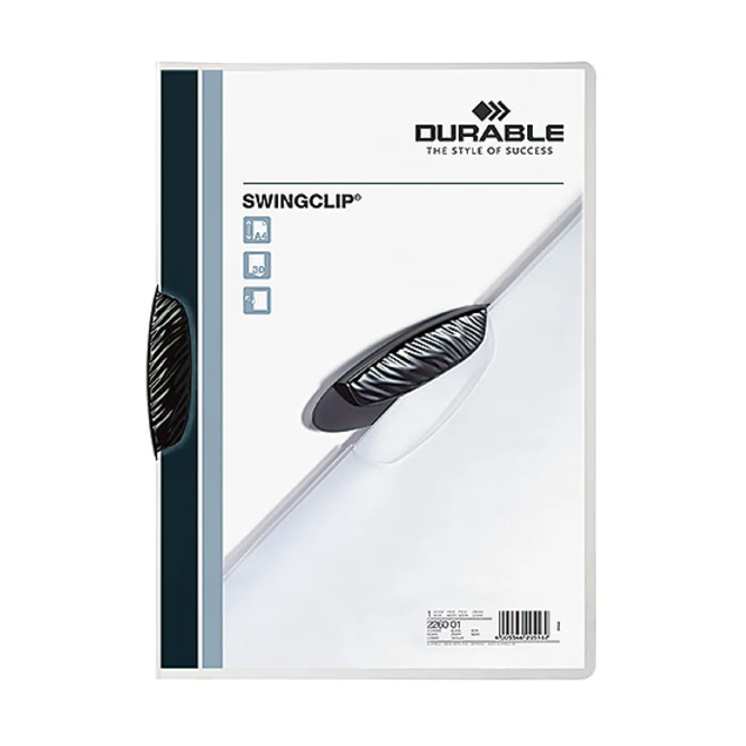 Klämmapp Durable Swingclip A4, svart
