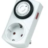 Klockströmbrytare Gelia, IP44, 16 A, vit