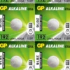 Knappcellsbatteri GP LR41 1,5V Alkalisk, 10-pack