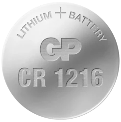 Knappcellsbatteri Lithium CR1216, 3V