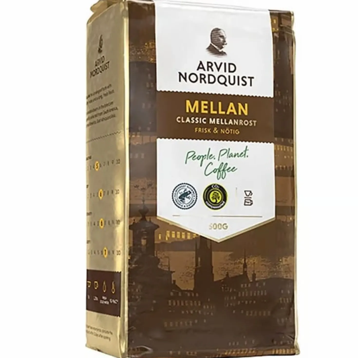 Kokkaffe Arvid Nordquist Mellanrost, 12x500g
