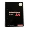 Kollegieblock Kontorab A4 rutat, hålat, 70 blad, 60g