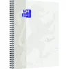 Kollegieblock Oxford Touch A4+, linjerat, 70 blad, vit