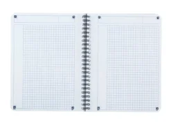 Kollegieblock Oxford Touch A5+ rutat, 90 g/m², 70 ark, svart