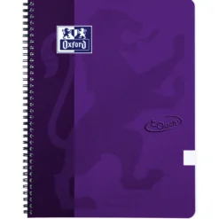 Kollegieblock Oxford Touch A4+ olinjerat, lila, 90 g