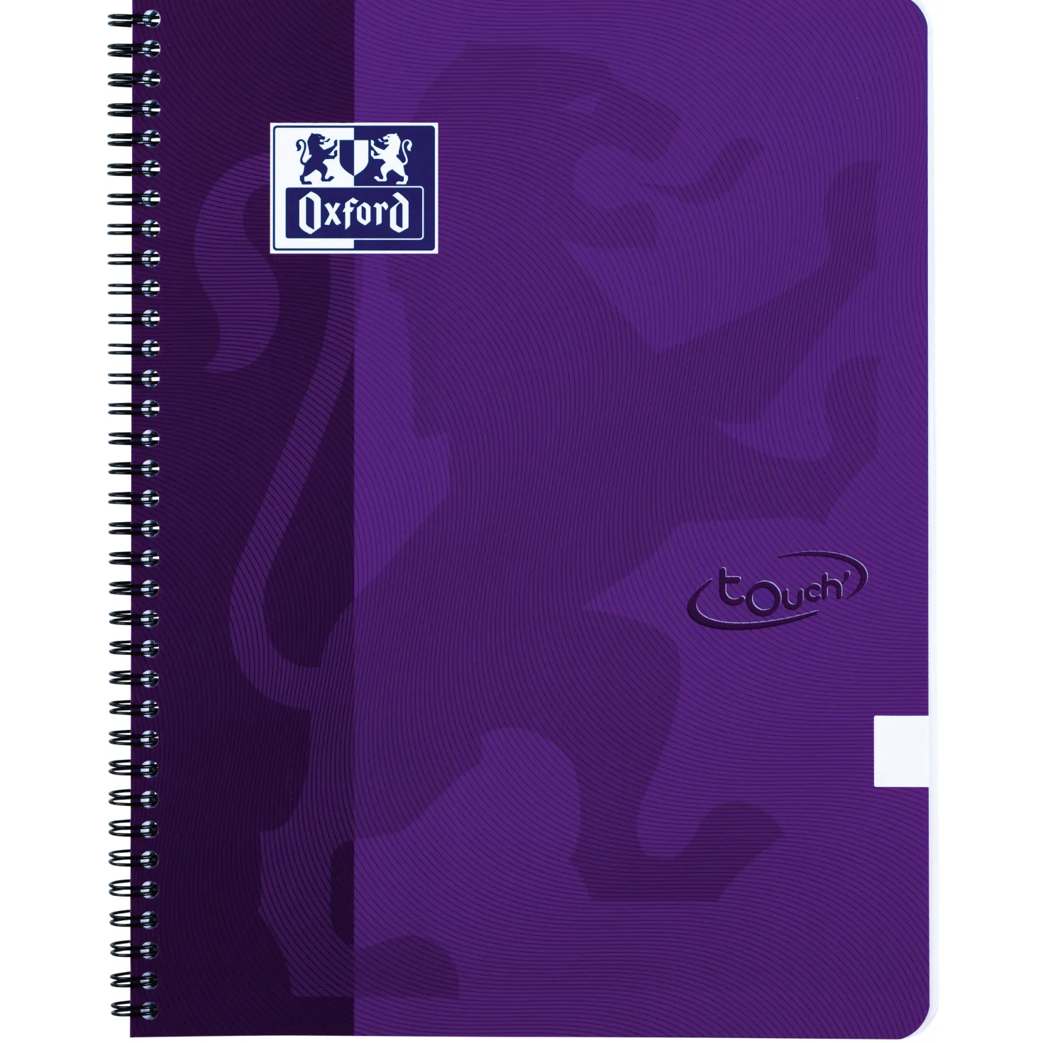 Kollegieblock Oxford Touch A4+ olinjerat, lila, 90 g