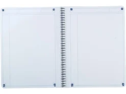 Kollegieblock Oxford Touch A4+ olinjerat, lila, 90 g
