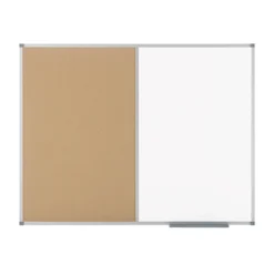 Kombinationstavla Nobo Classic Whiteboard och Kork, 90x60 cm