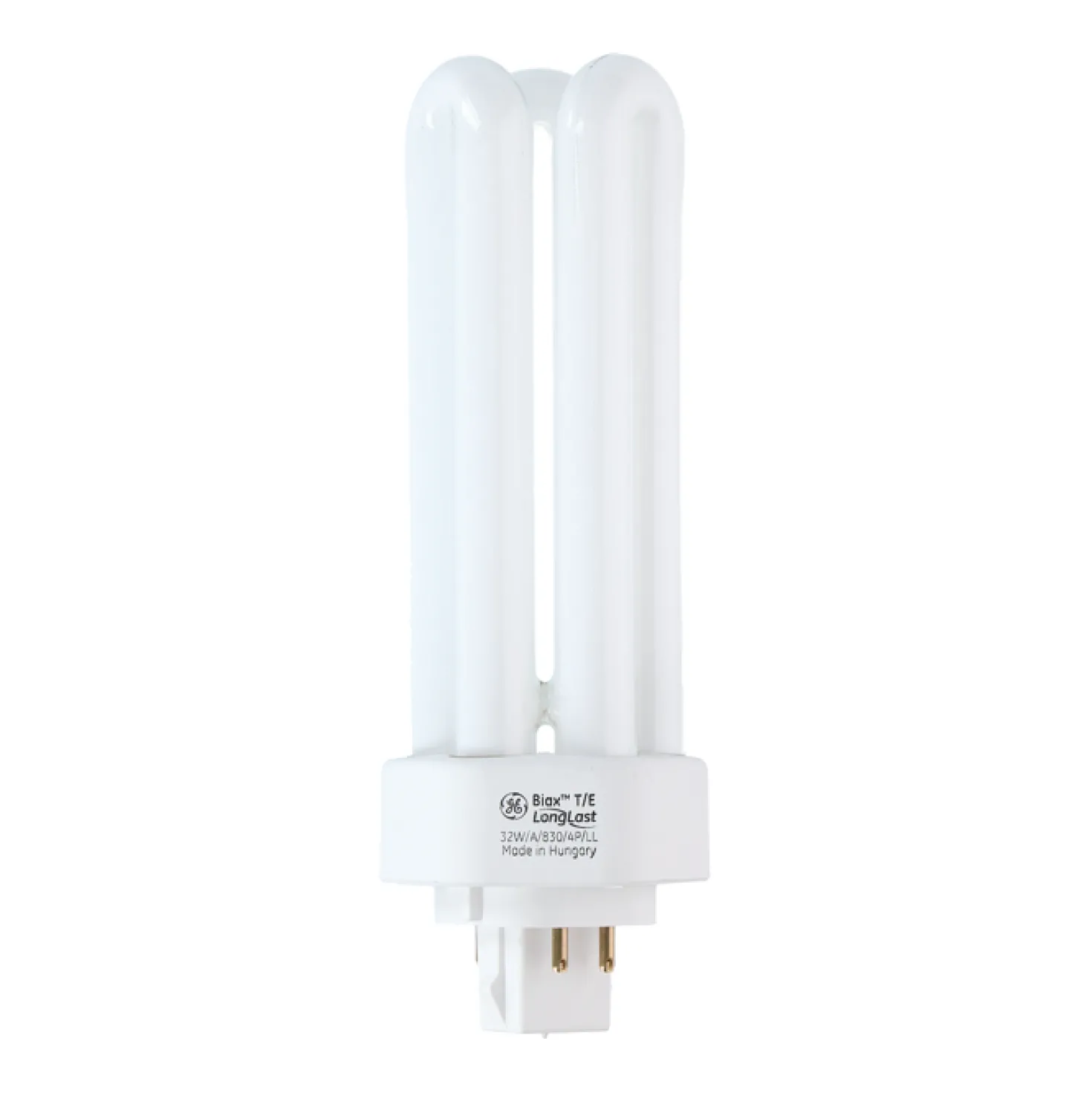 Kompaktlysrör GE 32W, 6-stav, Gx24Q-4, vit