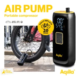 Kompressor Aqiila Airbird C4, 10,3 bar, batteridriven, digital display
