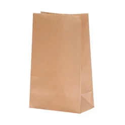 Konditoripåse SOS Brun Kraftpapper, 180x110x265 mm, 500 st