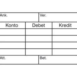 Konteringsstämpel Colop EOS UG 1, självfärgande, 3 kolumner, svart