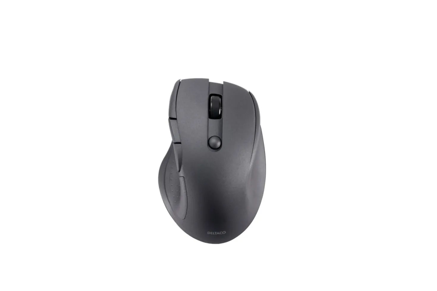 Kontorsmus Deltaco Bluetooth Tyst, 5 knappar, 600-1200 DPI, svart