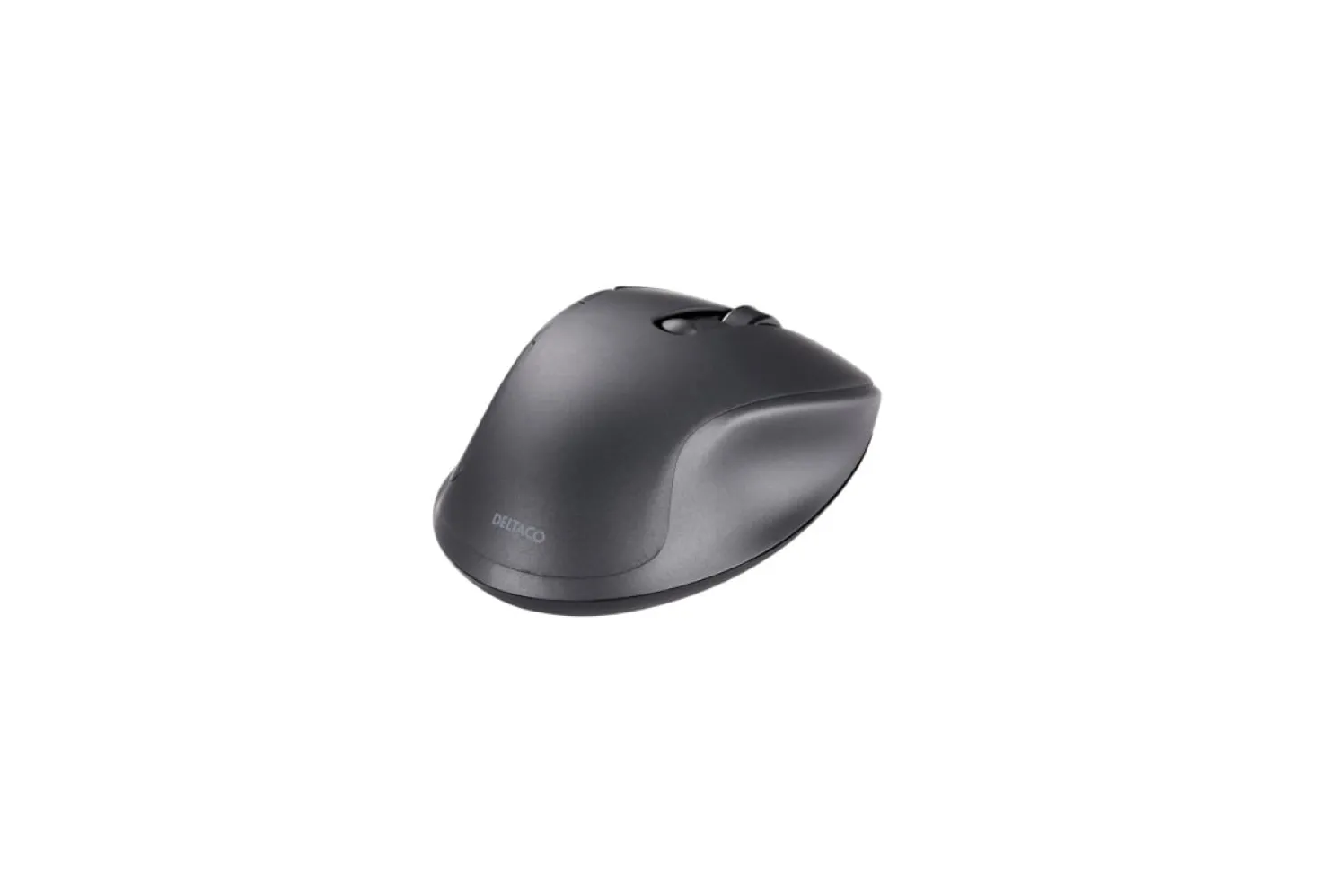 Kontorsmus Deltaco Bluetooth Tyst, 5 knappar, 600-1200 DPI, svart