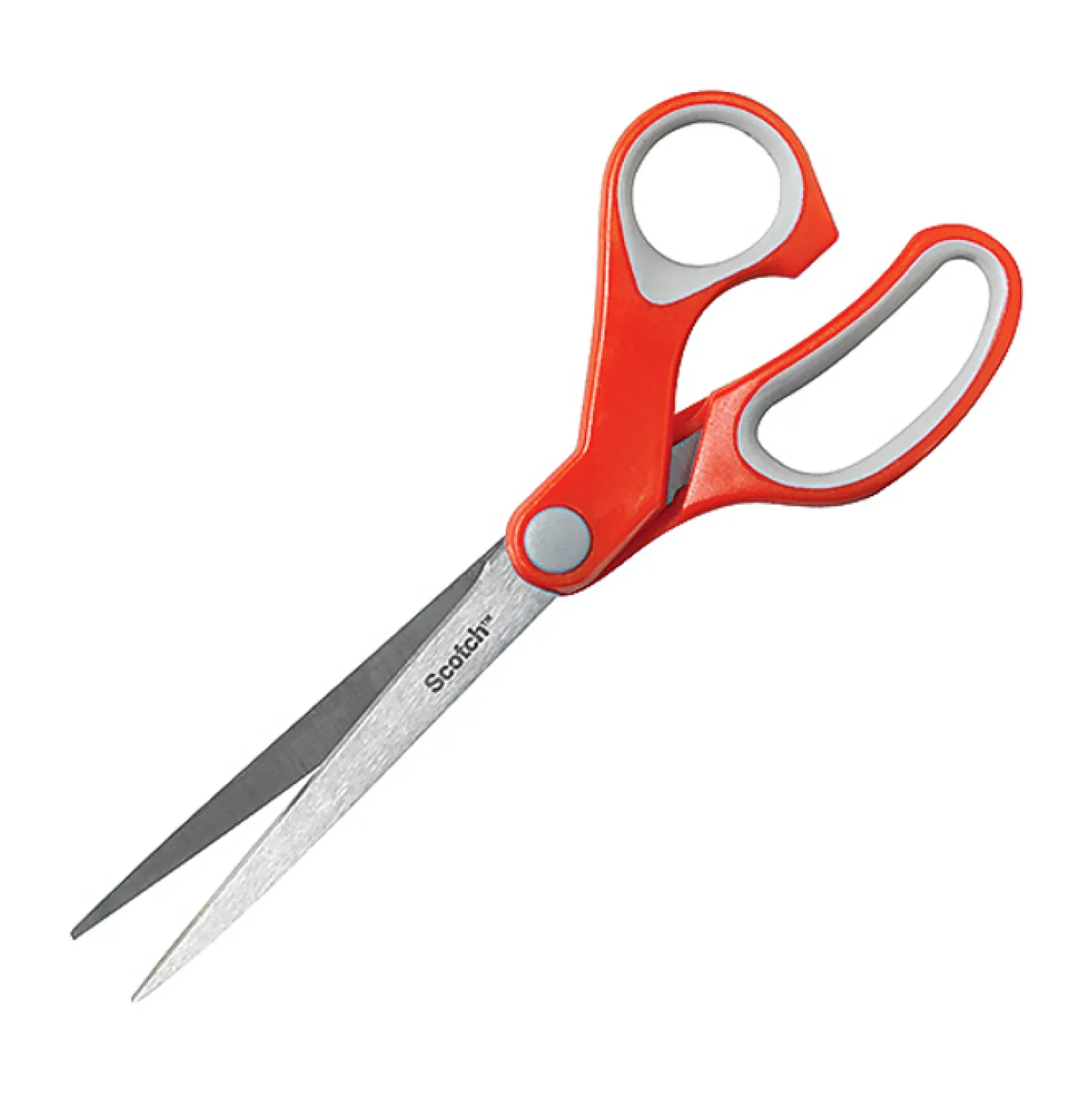 Kontorssax Scotch Comfort, 20 cm, ergonomiskt grepp, röd