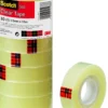 Kontortejp Scotch 508 Transparent, 15mm x 33m, 10 rullar