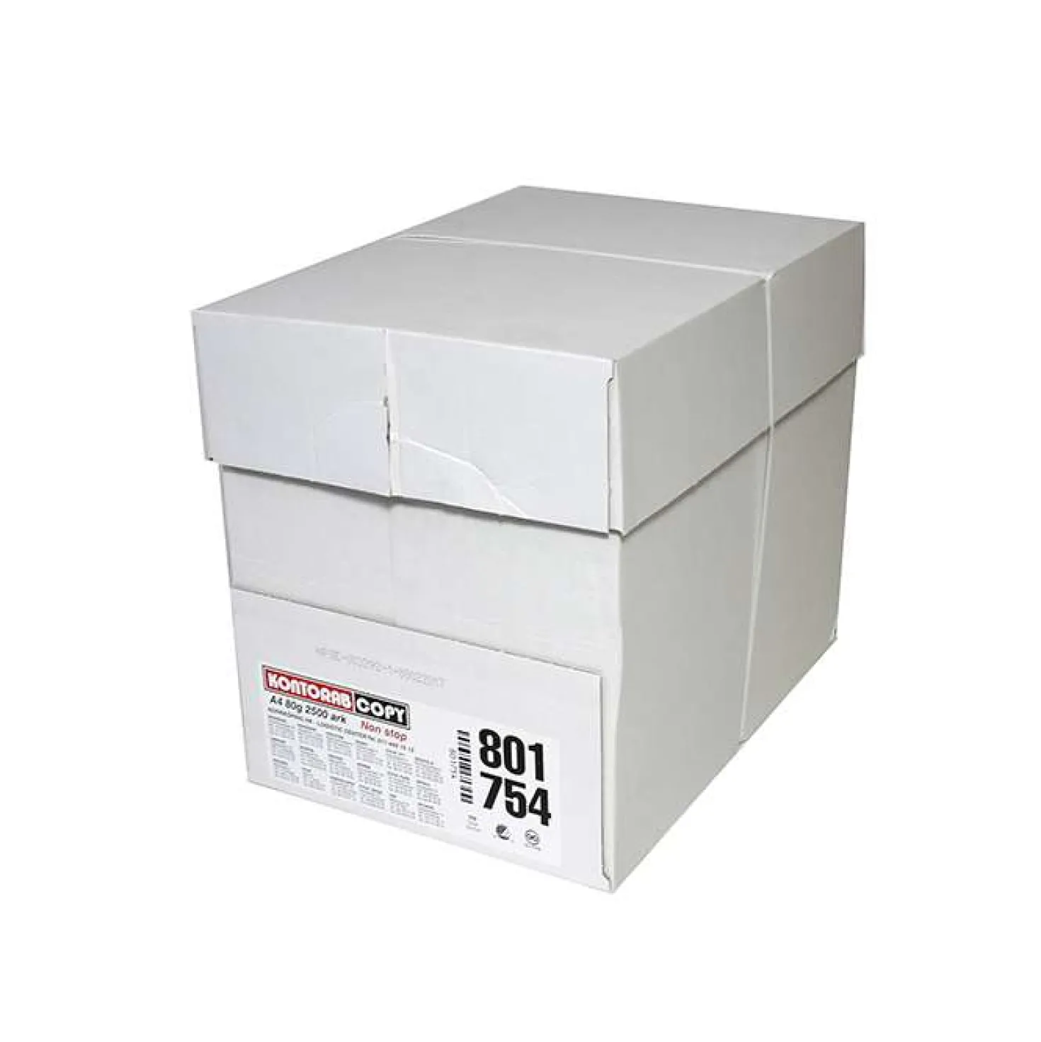 Kopieringspapper Kontorab A4 80g, ohålat, Svanenmärkt, 2500 ark