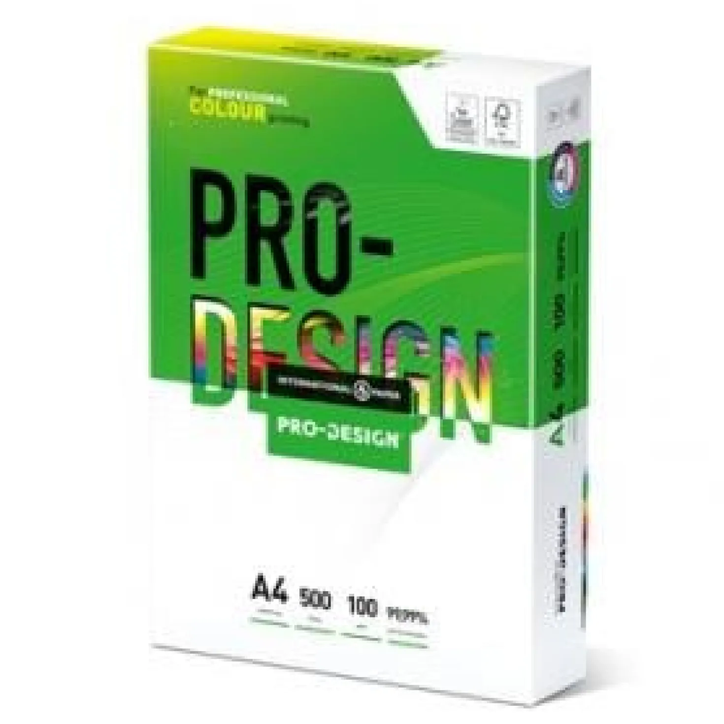 Kopieringspapper Pro Design A4 100g, vit, 500 ark
