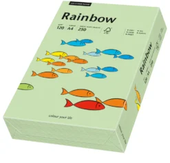 Kopieringspapper Rainbow A4 120g mellangrön, 250 ark