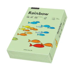 Kopieringspapper Rainbow A4 120g mellangrön, 250 ark