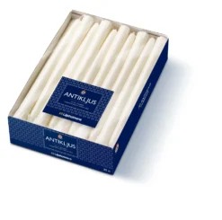 Kronljus Liljeholmens Stearin, vit, 25,5 cm, 30 st