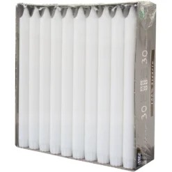 Kronljus Papstar Delsbo Stearin, vit, 20 cm, 30 st