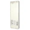 Kronljus Papstar Stearin, vit, 34 cm, 10 st