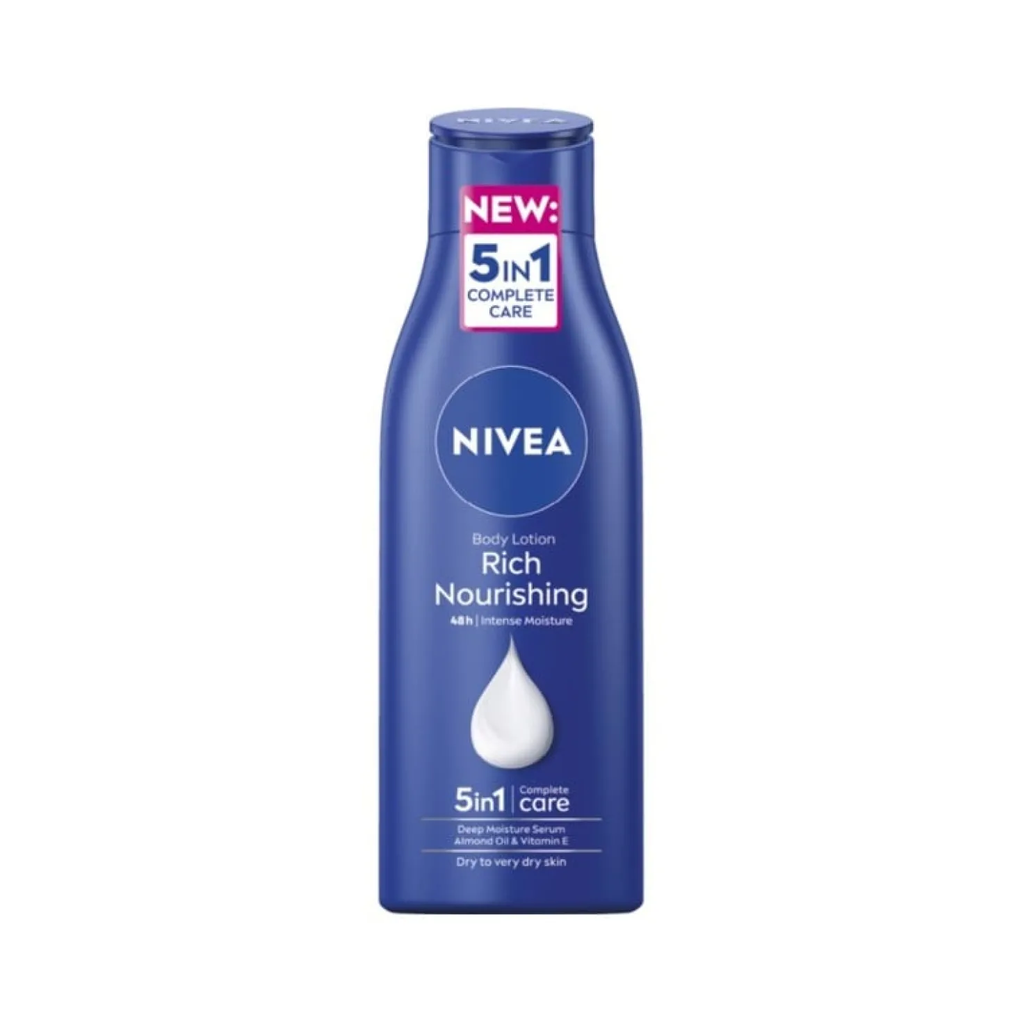 Kroppslotion Nivea Body Milk Rich Nourishing, mandelolja, 250 ml