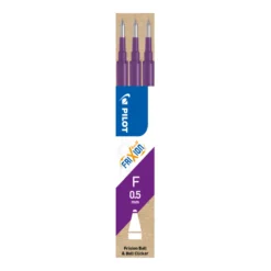 Kulpatron Pilot Frixion Point Clicker, lila, 0,5 mm, 3 st