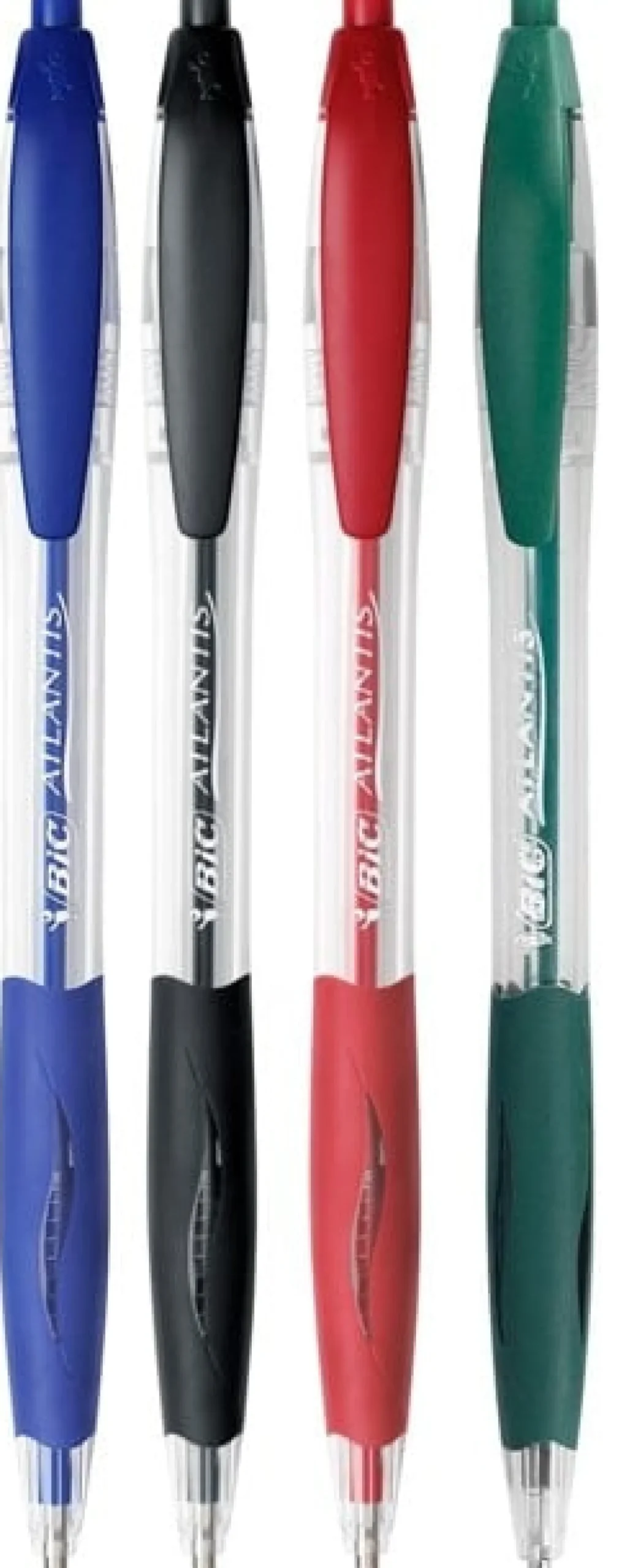 Kulpenna Bic Atlantis M, blå, dokumentäkta, 1,0 mm